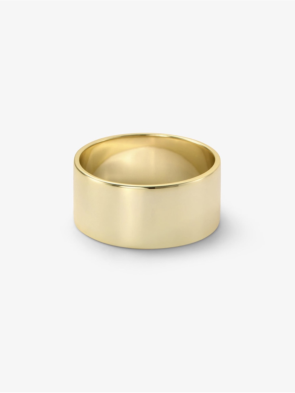 Melinda Maria Polished Gold Wide Band Ring size 7